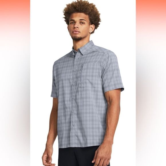 Under Armour Other - Under Armour Mens Drift Tide 2.0 Plaid Short-Sleeve T-Shirt